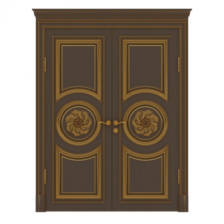   Подвійні двері з масиву вільхи Napoly 6  - Фото 1